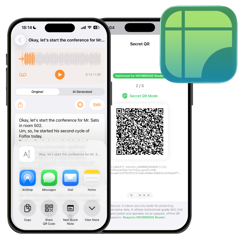 INFOBRIDGE app preview